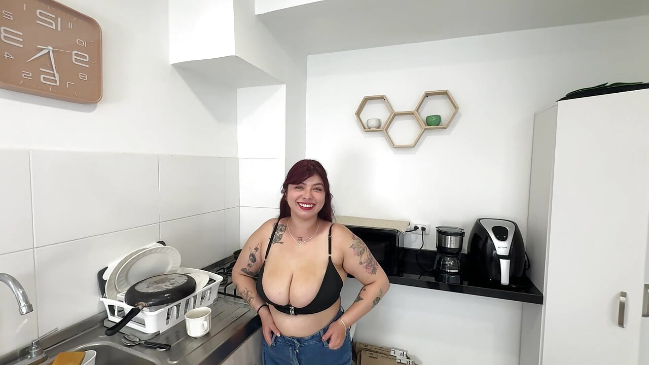 POV Blowjob Fucking with My Stepsister Just Before I Go to Work