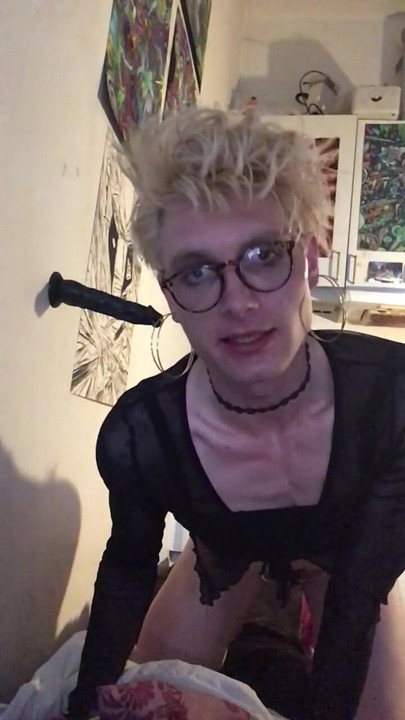 Sissy whore Jes love exposure! | Clip 1