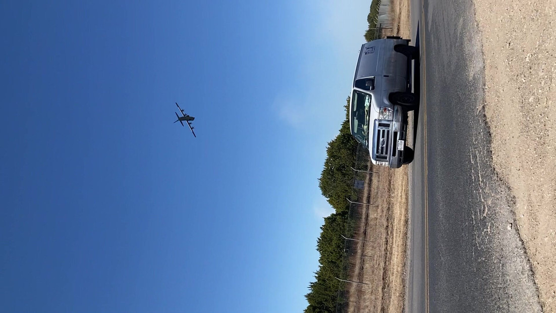 Airplane Flying near Blanco Texas