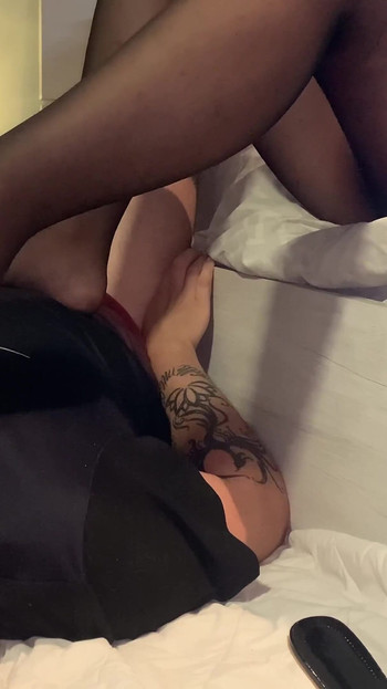 My Slave Is so Submissive to Me That He Licks His Feet and Sucks