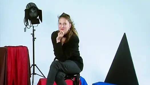 Stunning Lady From Germany Showing Her Perfect Body in Pantyhose