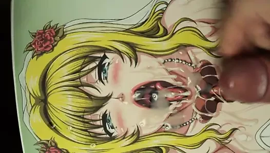 (एसओपी) जीभ बाहर फूहड़ प्रतीक्षा bukkake द्वारा केन