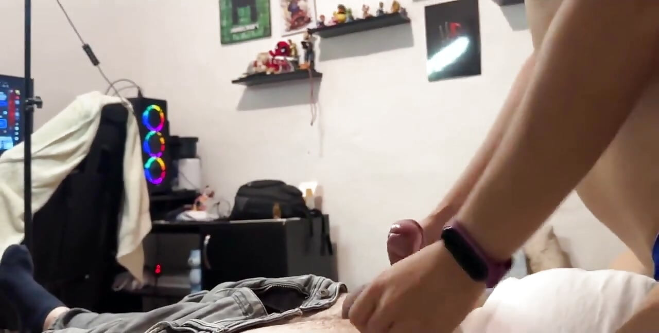 Stepsister Went Too Far with Her Ex... Surprise Ending (deep Throat, Facial)