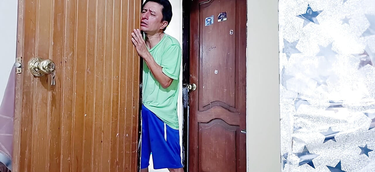 I find my beautiful, busty stepdaughter in the room and I fuck her