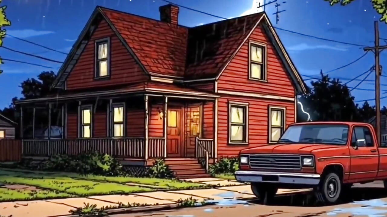 Gift bystig brunett kan inte motstå synen av en stor svart kuk. Tecknad