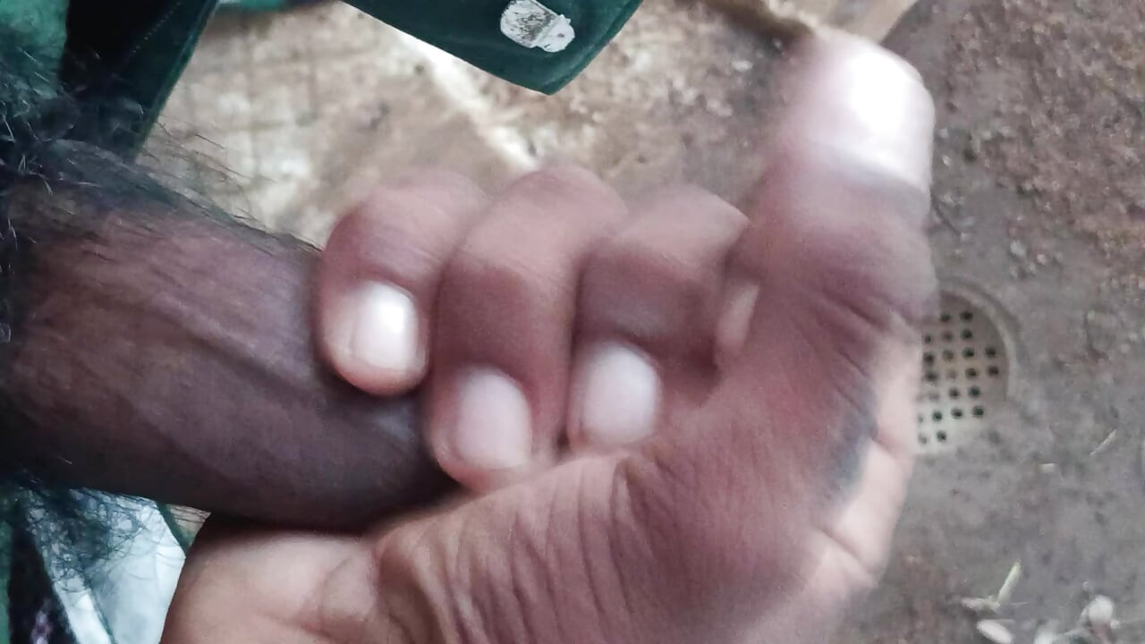 Hot desi boy pissing hard cock