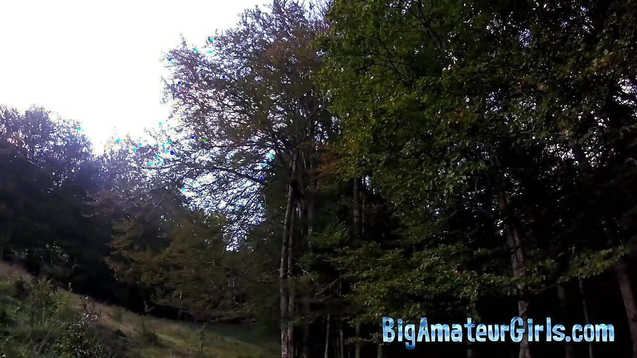 Blowjob as the sun rises in the morning in the mountains.