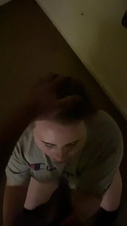 Bitch sucked my dick while her friend was away