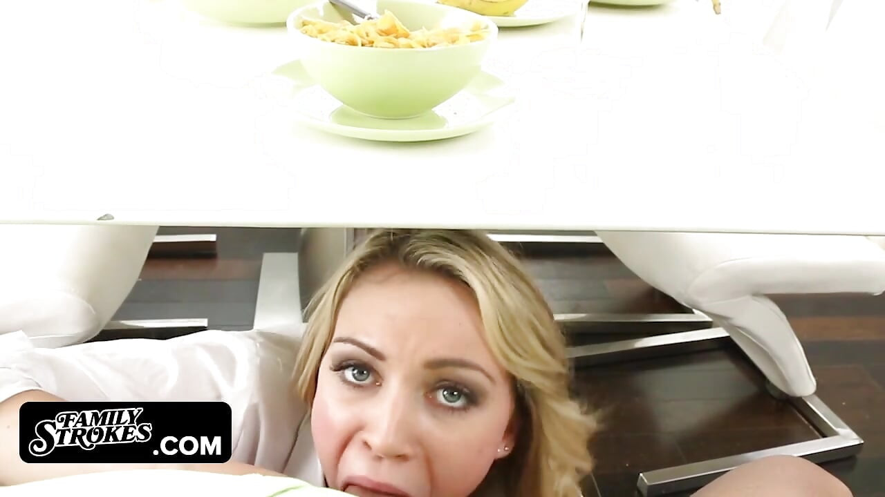 Naughty teen cali sparks fucks stepdaddy behind stepmom back