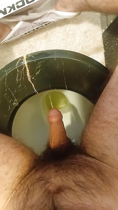 Piss sitting on my toilet.