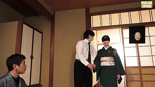 Erotisches Drama Theater, eine sinnliche Begegnung mit einem anmutigen Inn proprietress -szene.4