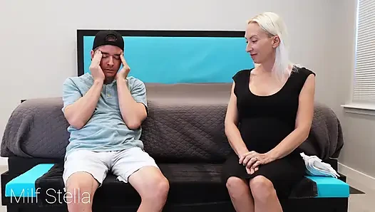 Üzgünüm üvey oğul, bu senin - uh oh preggo e02 - orta yaşlı seksi kadın stella ücretsiz video