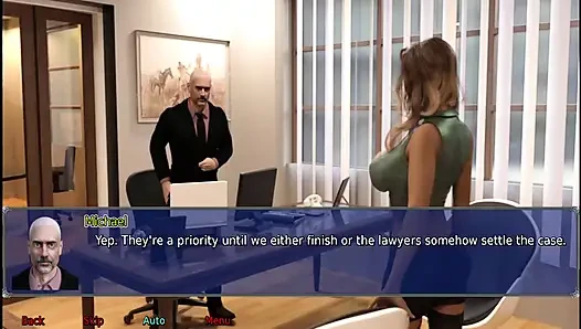 Офисная жена No20 - Незнакомец кончает на всю задницу Стейси.