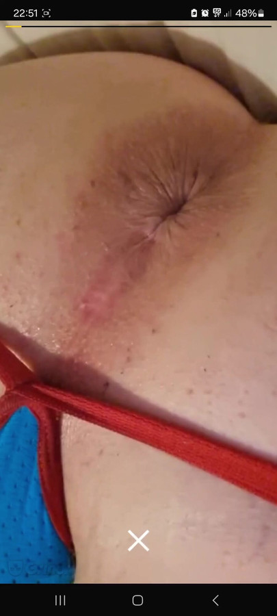 Dirty slut got creamed again