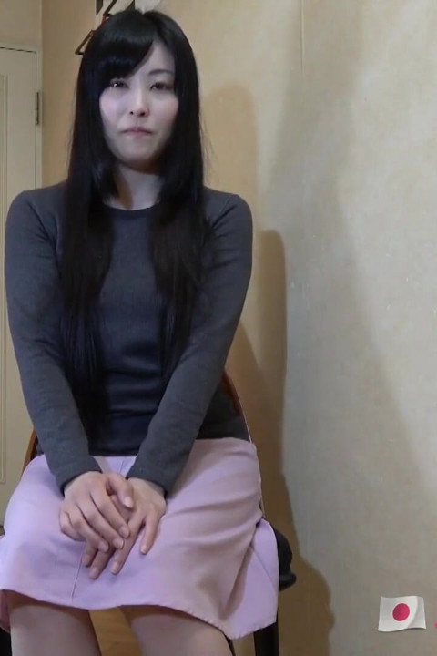 Slender pale Japanese teen gets POV creampie