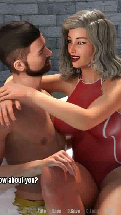 Grandma's House: Sexy Granny And Younger Guy In A Hot Tub – Ep43 | Clip 3