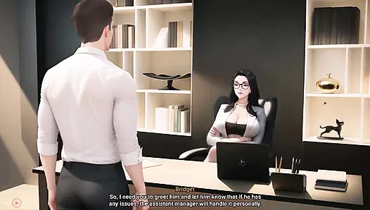 Animation MILF Gives the Newcomer Guy a Gentle, Passionate Hotel Welcome