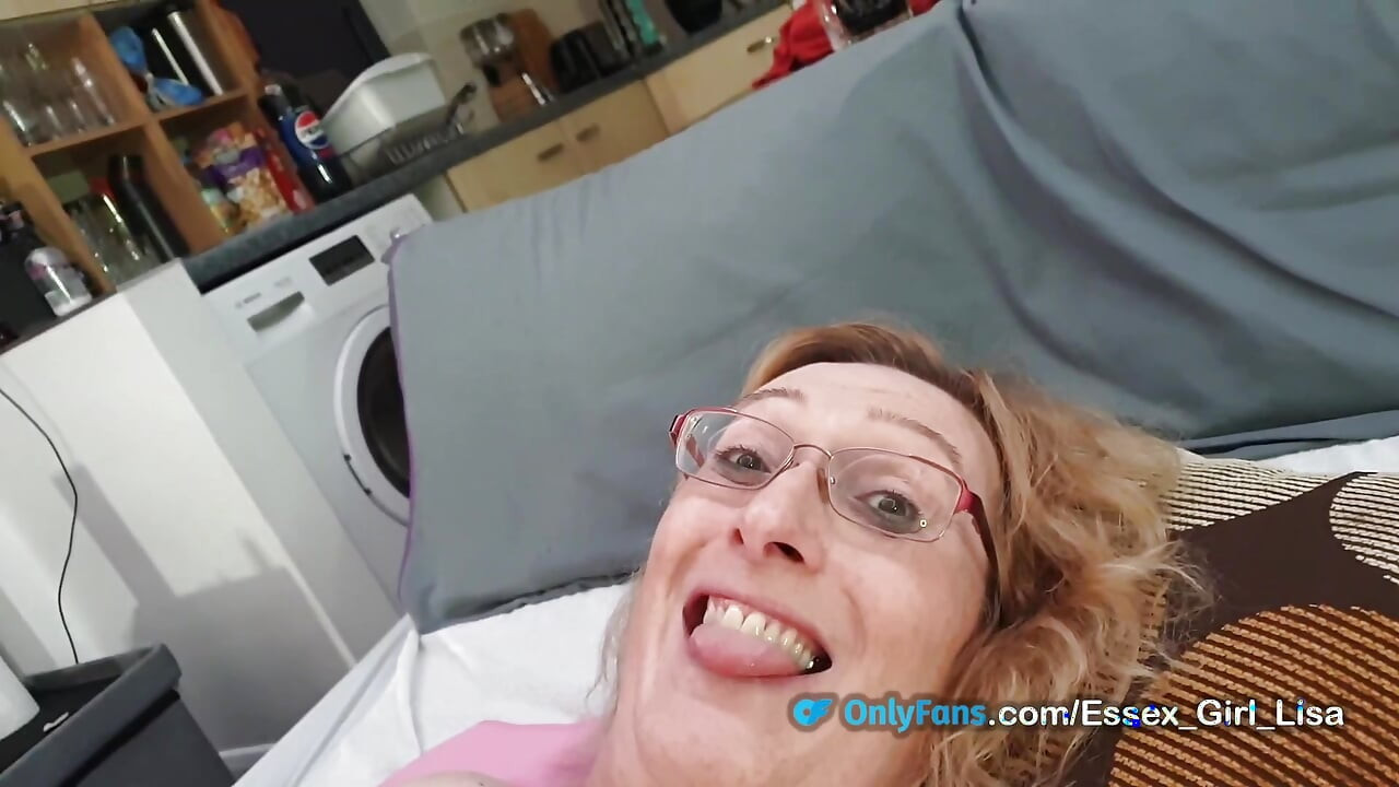 MILF Lisa Femdom pegging her chastity sub husband