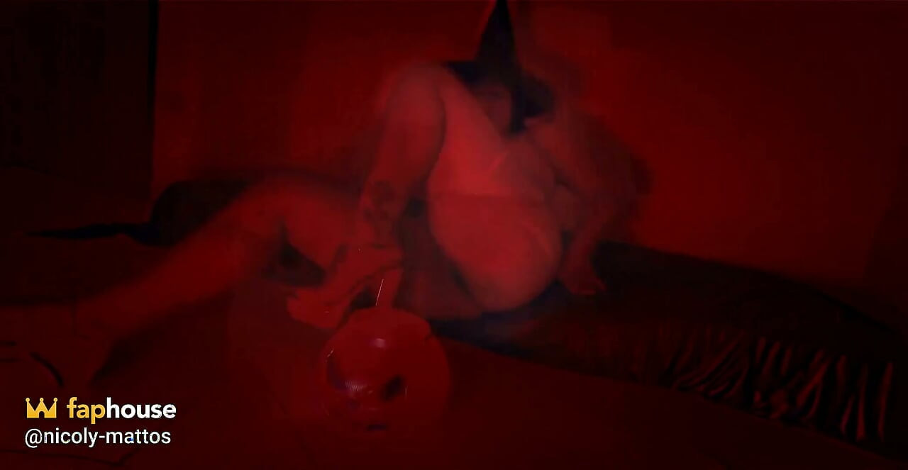 Halloween Lukas Zaad: Naughty Witch Nicoly Invokes Him to Wreck Her Ass