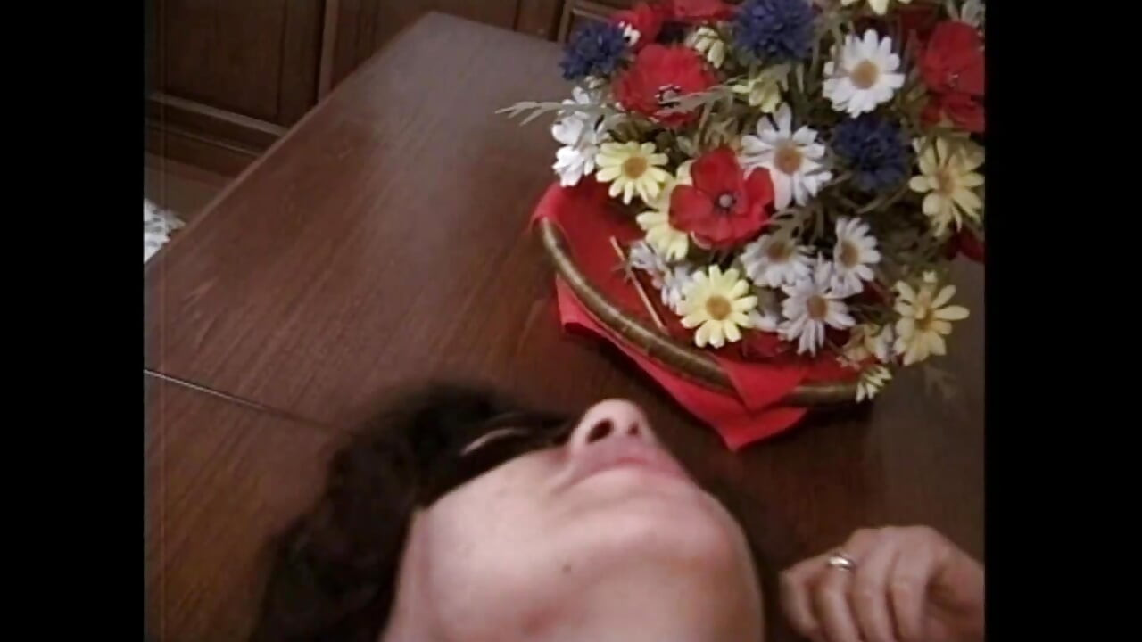 Beautiful Masked MILF with Hairy Pussy Fucked and Cumshot on Asshole by Huge Amateur Cock