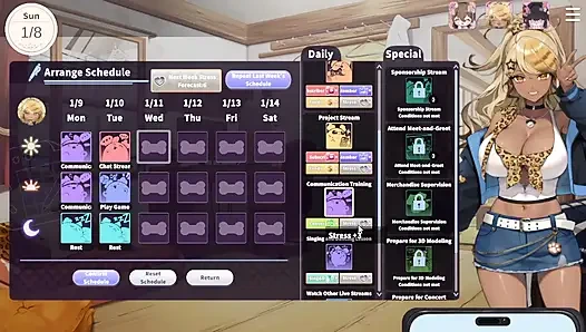 1 V-Lover Playthrough. Lovely Women And Nice Art Style.