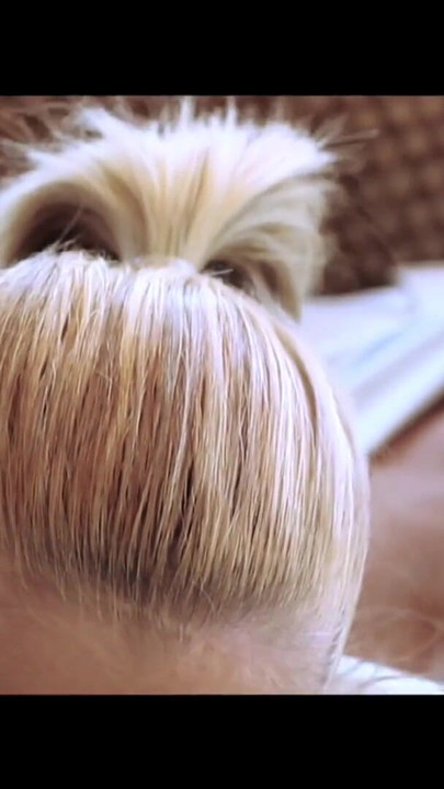 Emotional moment from "BLONDE SCREAMS IN PLEASURE AS A HUGE COCK DRILLS HER PUSSY"