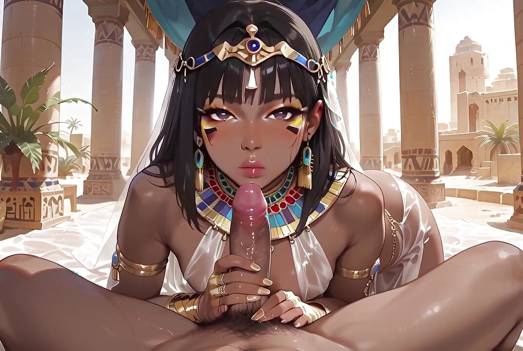 Cleopatra and Caesar Sex Games in a Historical Ai Parody