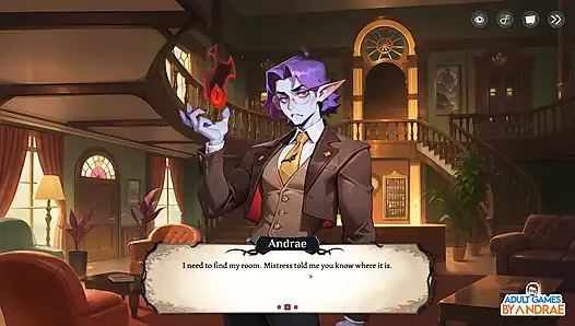 Hotel Tales Gameplay Part 2 - Exploring the Living Hotel and Meeting the Huntress Griselda