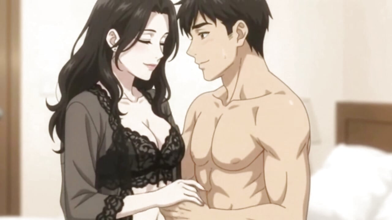 Stepmom's teach Private Lingerie Lesson to her stepson