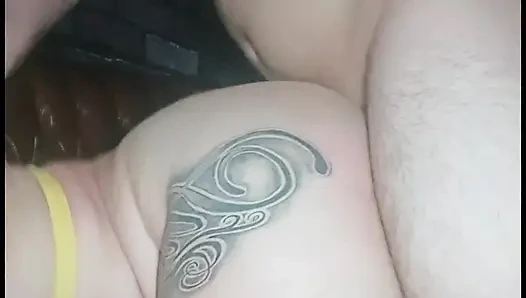 Real Amateur - My Wife's Blonde Friend While She Slept In The Room