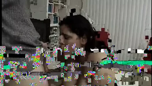 Latina with huge juggs sucks dude's love cannon and takes load