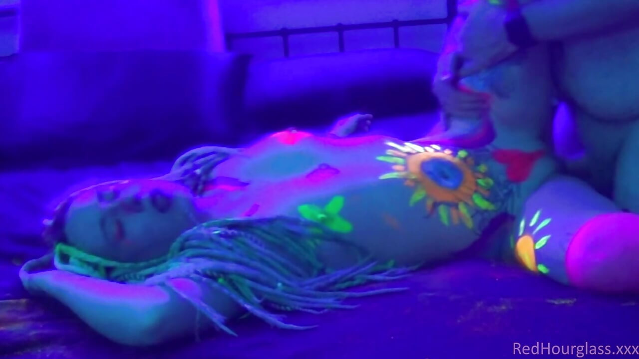 Blacklight fun with Melanie Sugar