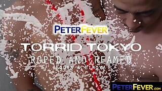 PETERFEVER Muscle God Hiroya Fucks Bound Kouya's Horny Ass
