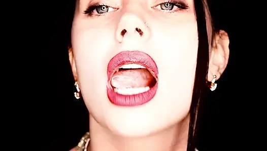 Hookah merokok & fetish lipstik glossy & berbau & menggoda & berciuman