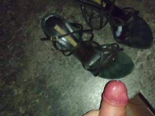 Cum over her buffalo sandals