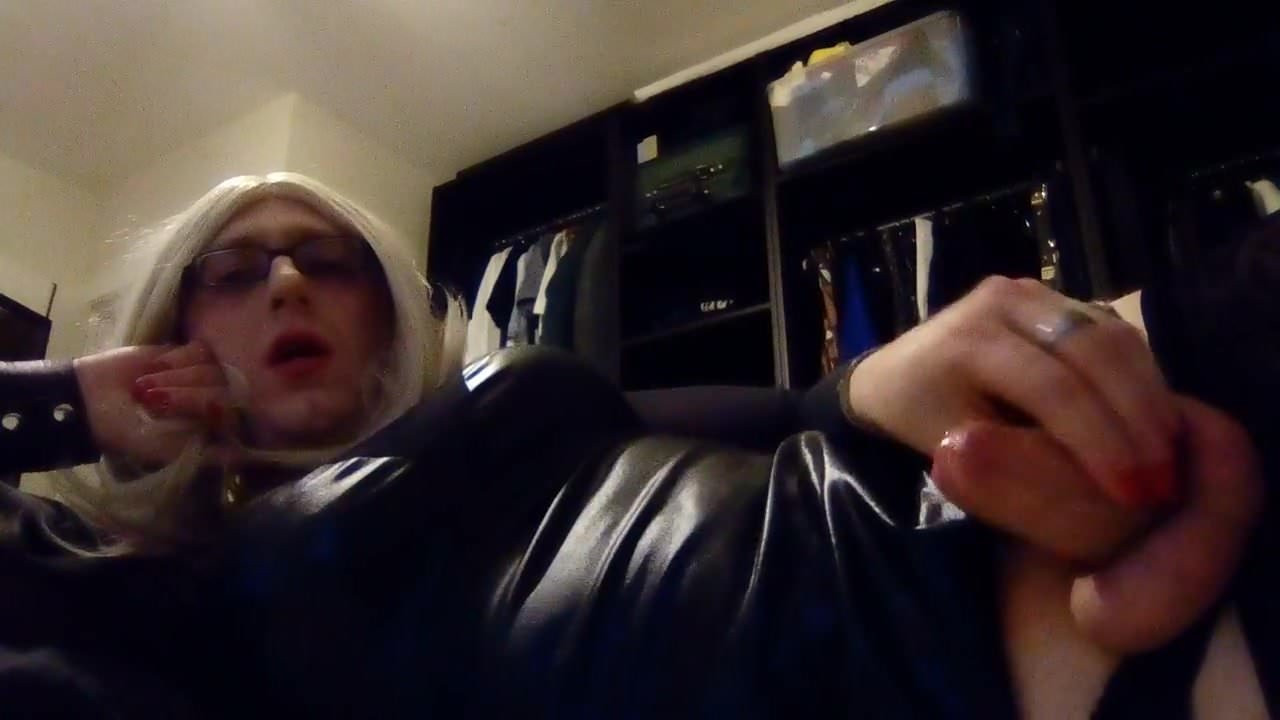 Me as a blonde jerking of
