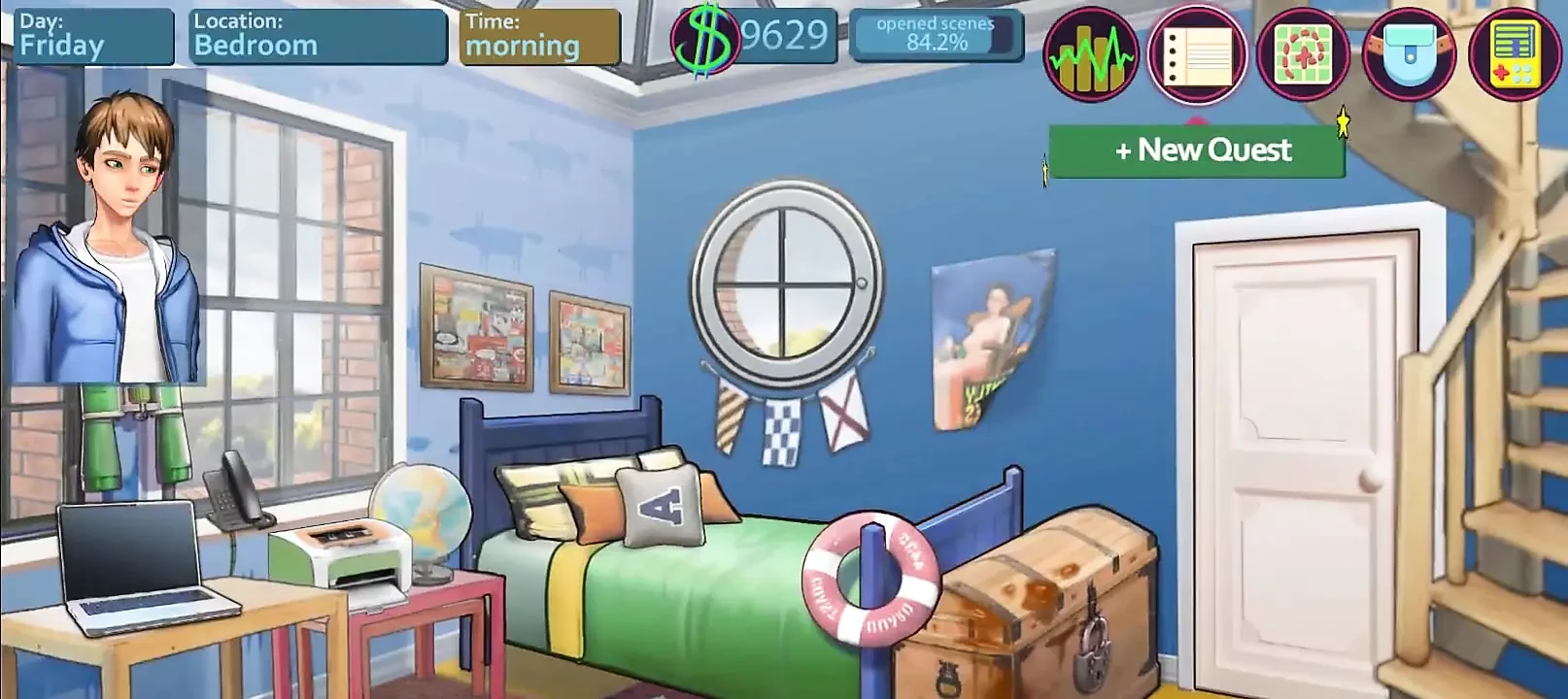 Taffy Tales V0.89.8a Part 77 Danny와 Loveskysan69의 코스프레 대회.