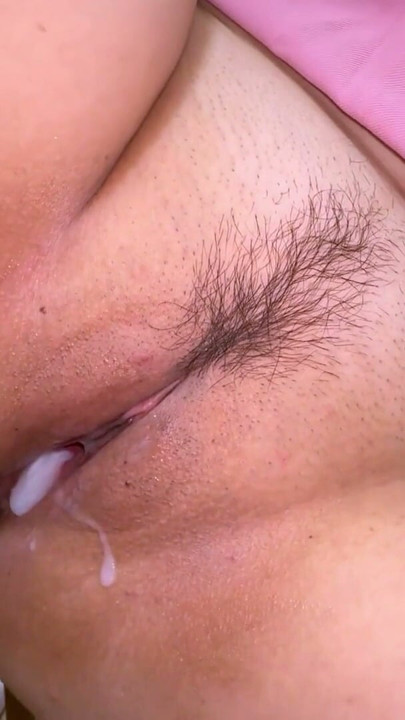 Cute Asian girl love cum inside in her tight pussy. | Clip 2