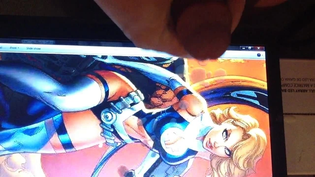 Invisible Woman Cum Tribute