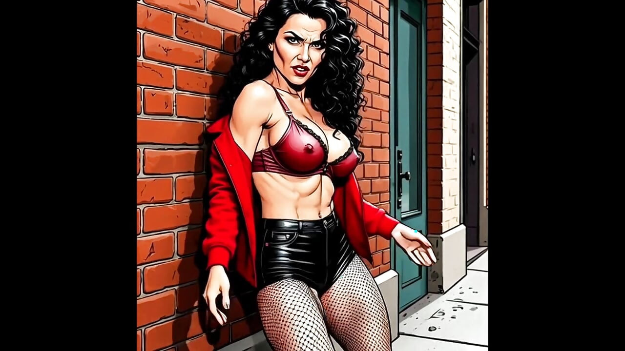 Casting for a 40-year-old Sexy Slut. Cartoon. MILF Black Stockings