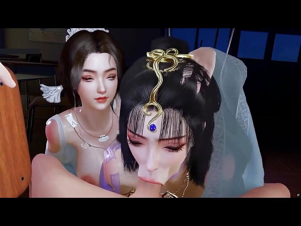 Evig drottning av kurvor: Virtuell gudinna - 3D -animering Hentai