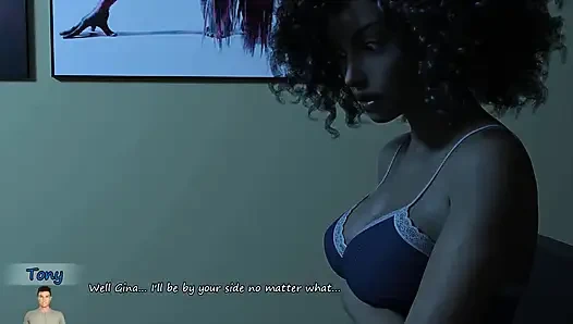 Kenikmatan kota besar: gadis-gadis seksi menonton film horor - ep. 19