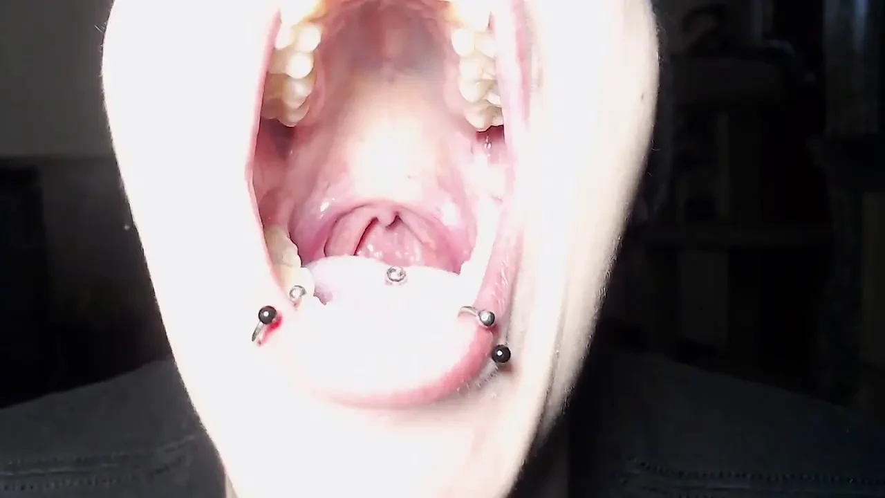 Deep inside Val's mouth