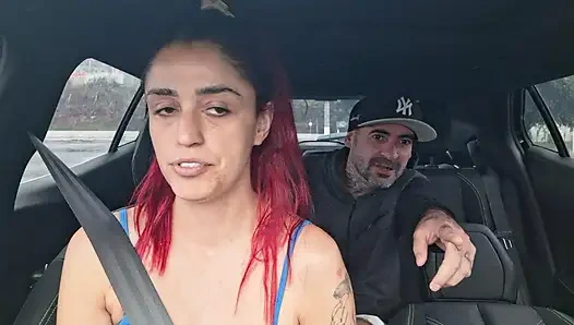 App Driver Catches Passenger Masturbating From Behind!