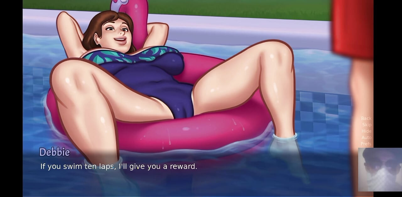 MILF STEP-MOM WAS SURPRISED! I FUCK HER IN SWIMSUIT! SUMMER TIME SAGA