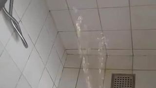 Pissing in shower