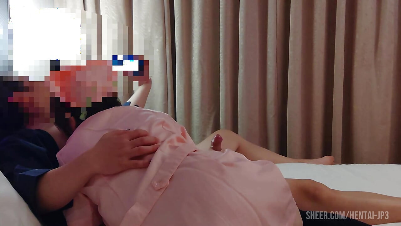 The Pussy of a Perverted Nurse Panting From Behind Is Too Sticky. Gonzo, Personal Shooting, Creampie, Cunnilingus, Blowjob