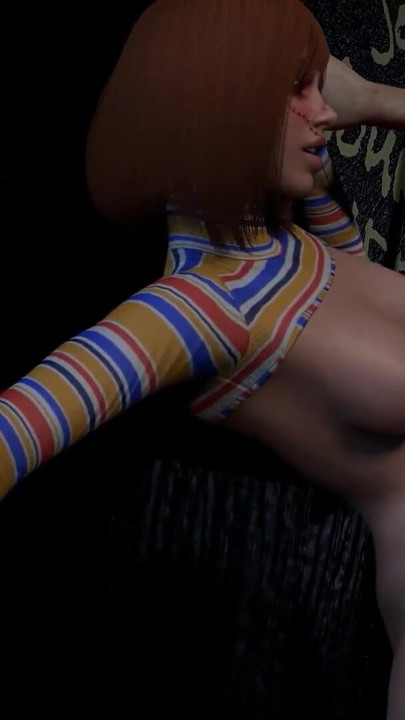 Gender Bender Chucky Getting Fucked Standing up | Clip 2