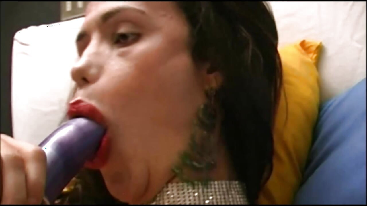 Transsexual Masturbates on the Phone with Her Boyfriend