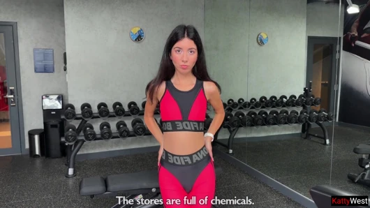 Generous Trainer Helped Katty Get More Protein After Her Workout - Anal Sex